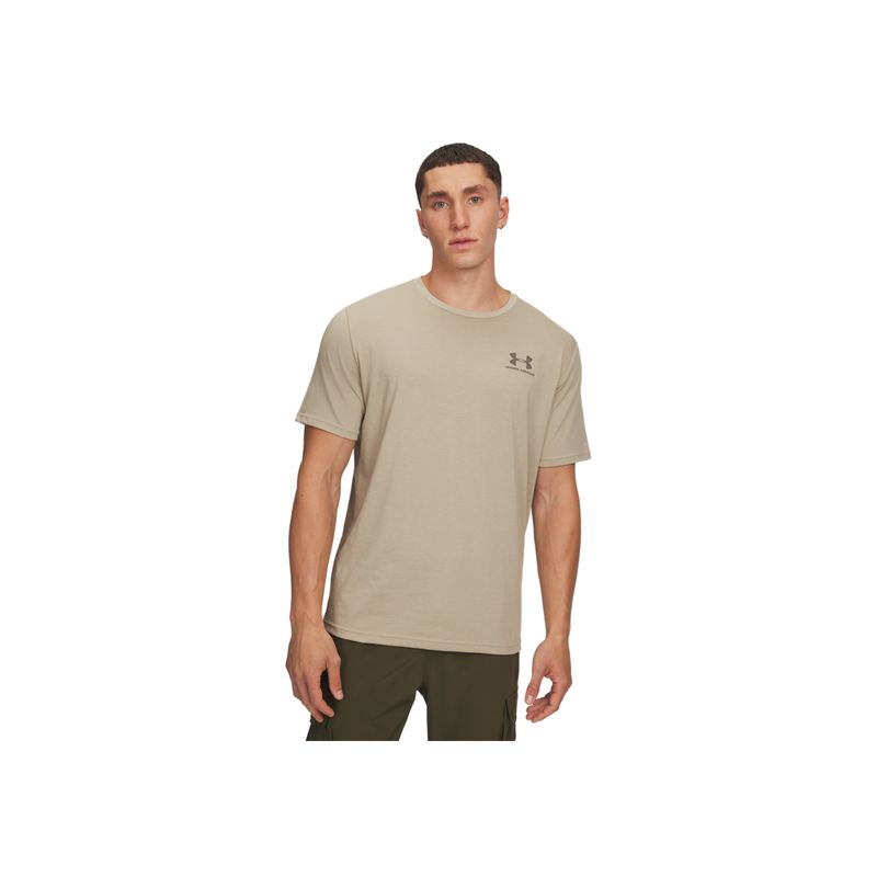 UNDER ARMOUR - Camiseta Hombre Under Armour M SPORTSTYLE LC SS Marron UNDER ARMOUR