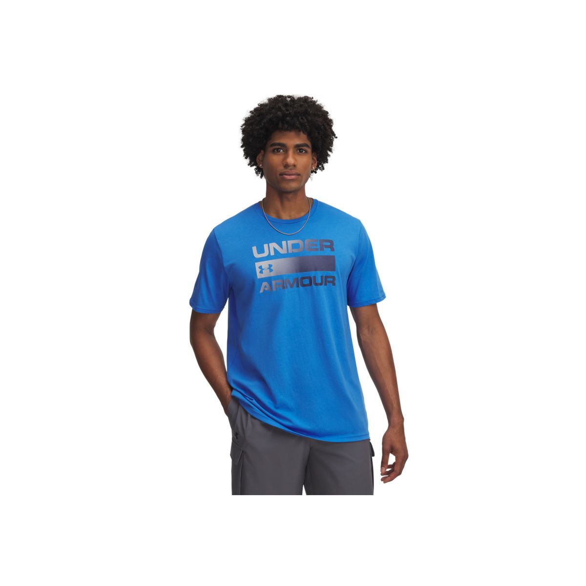 UNDER ARMOUR - Camiseta Hombre Under Armour TEAM ISSUE WRDMRK SS Azul UNDER ARMOUR