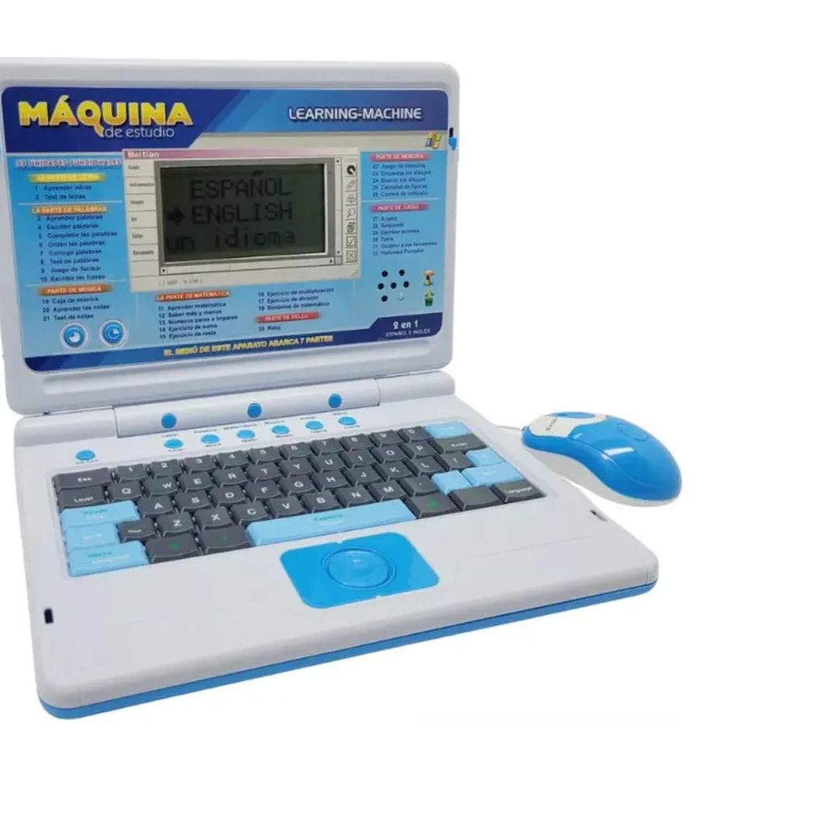 GENERICO - Computadora Didáctica Para Niños 66 Funciones 110v 12v R246