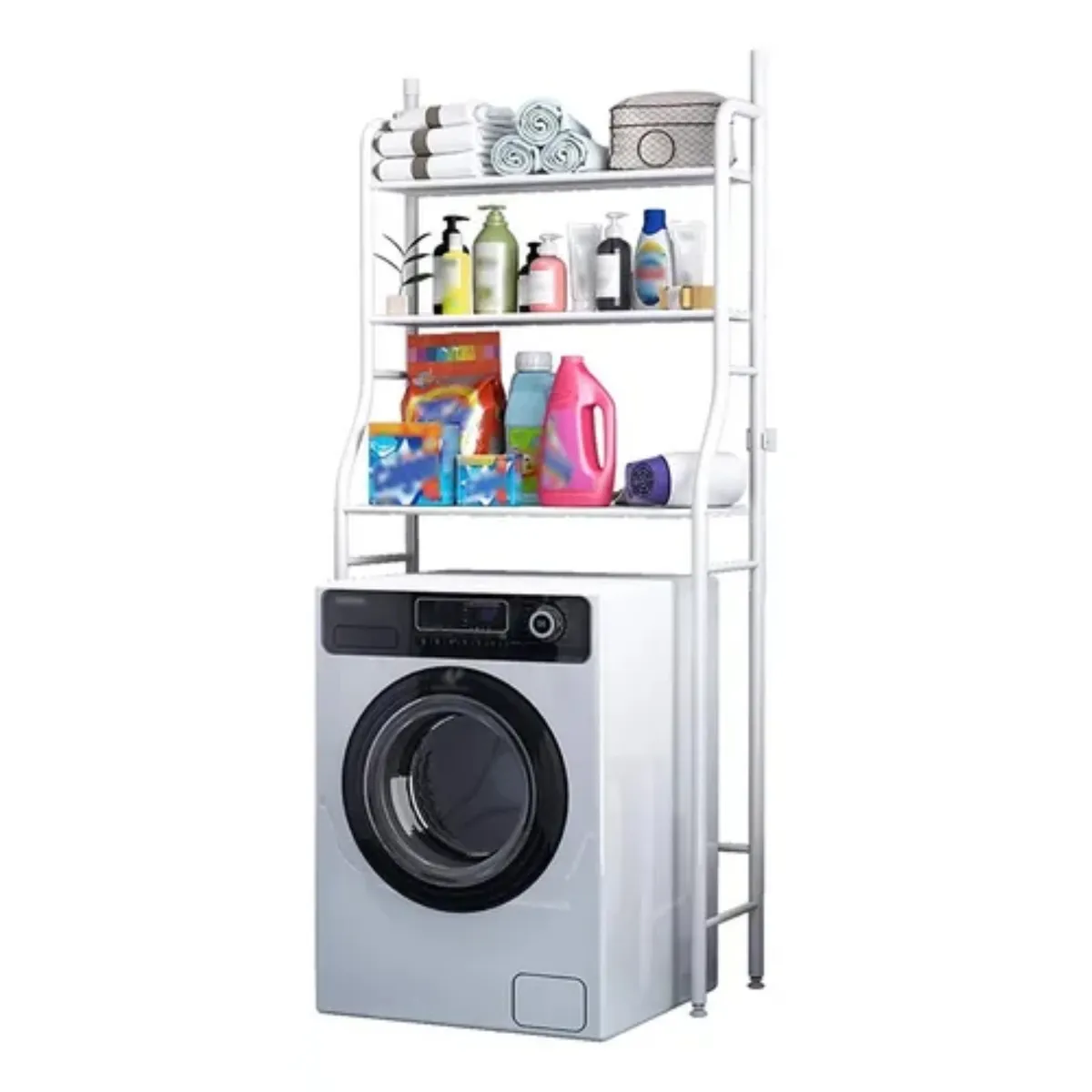 GENERICO - Estante Organizador De Lavadora Mueble Organizador 3 Niveles