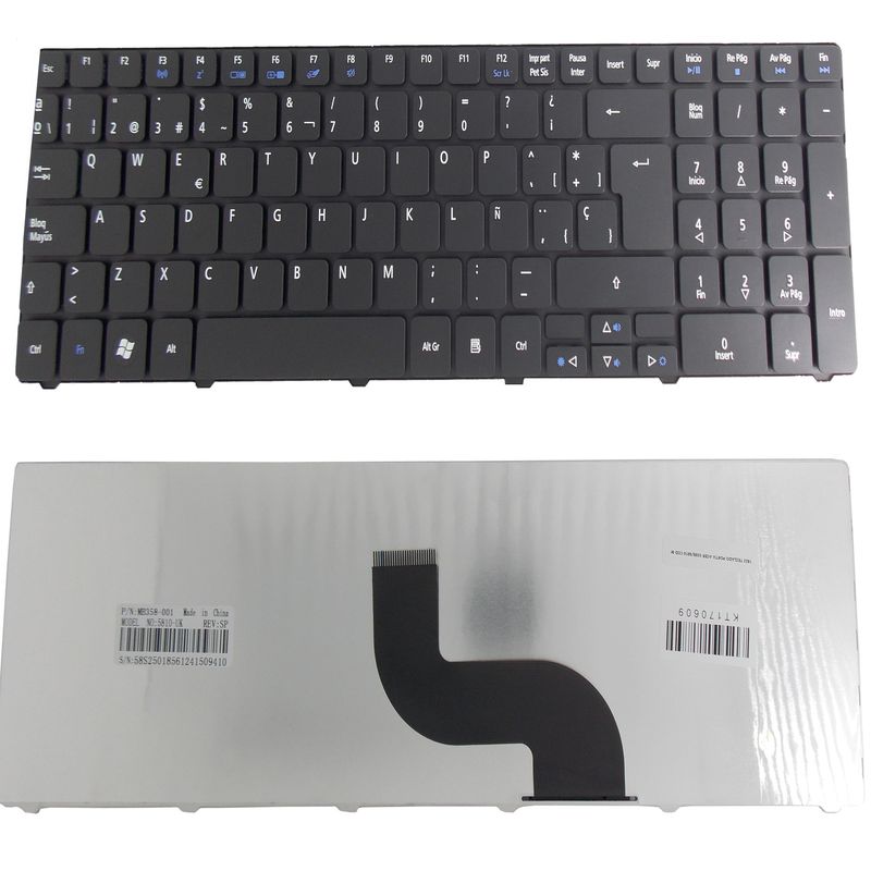 NEOTEK - Teclado Acer 53385810 Compatible V080430AK1