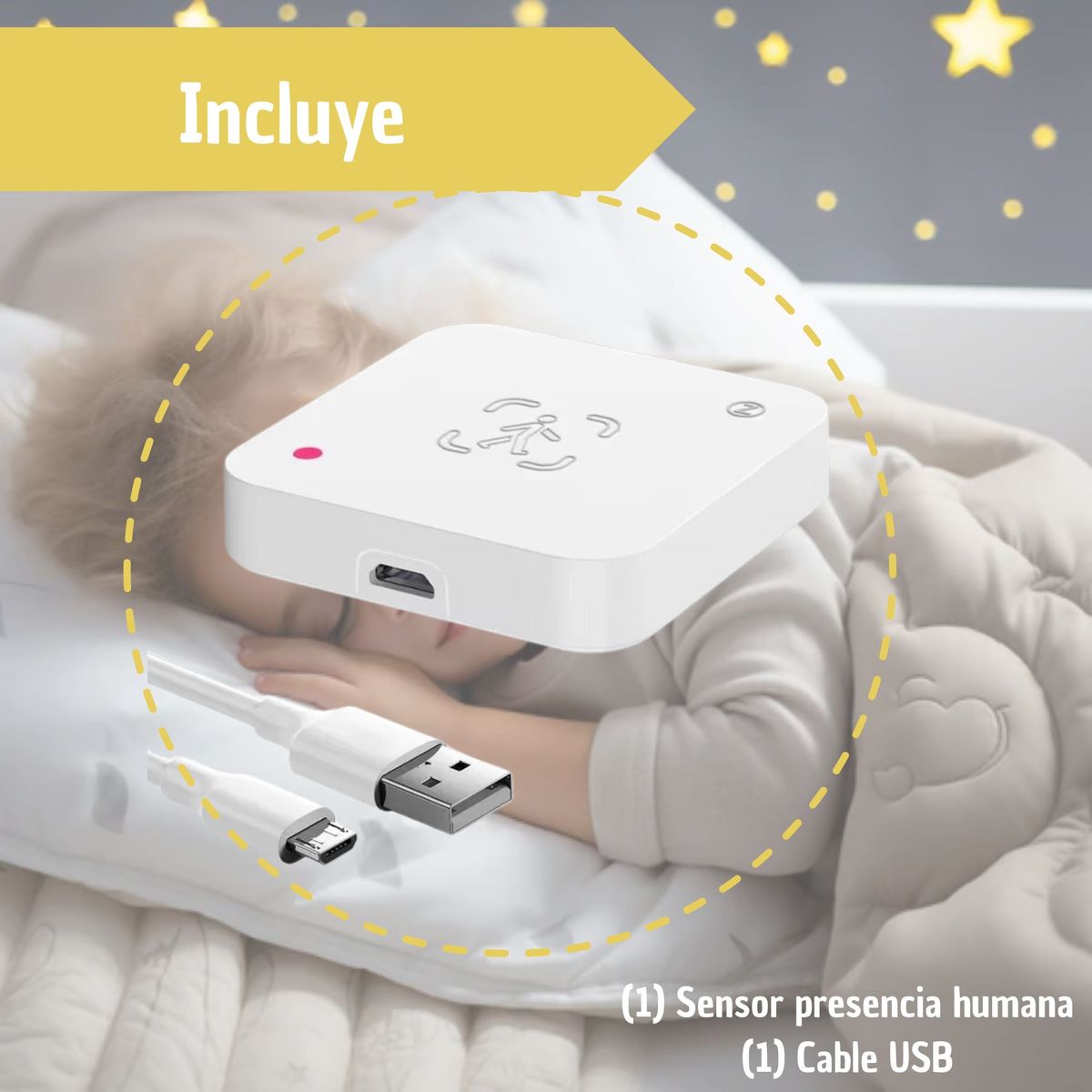 GENERICO - Sensor De Presencia Humana Zigbee Detector Movimiento Alarma