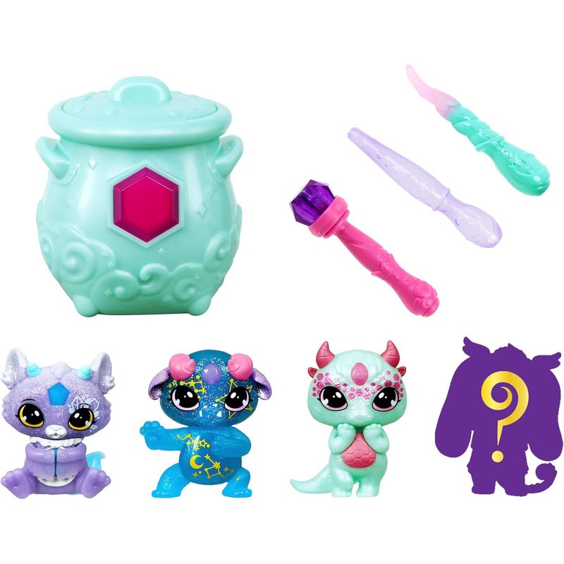 MAGIC MIXIES - Muñecos Magic Mixies Mixlings S2 Shimmer Magic Mega Pack