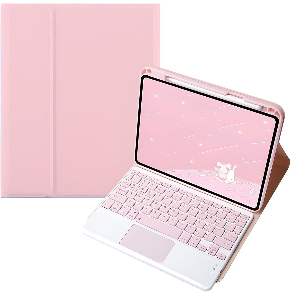 GENERICO - Funda estuche Teclado trackpad espacio lápiz Para Redmi Pad 2 2025