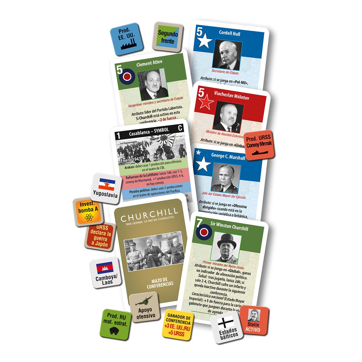 DEVIR - Juego De Mesa Churchill Estrategia Política Devir Adultos