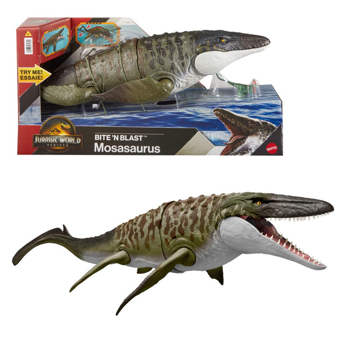 JURASSIC WORLD - Jurassic World Dinosaurio De Juguete Rebirth Mosasaurus