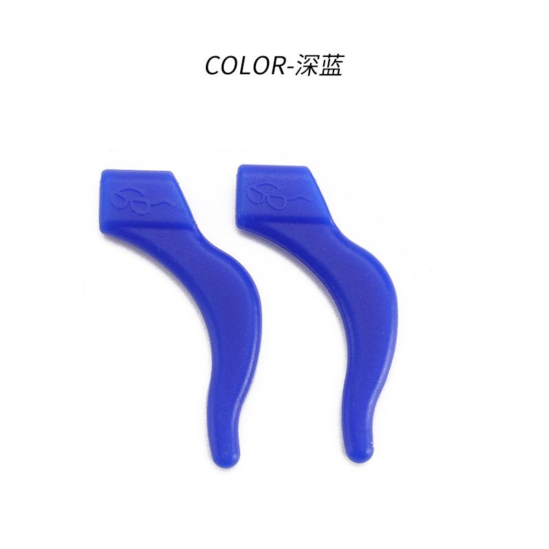 GENERICO - Antideslizantes Orejas Soporte Para Gafas Gancho Sujetador Azul