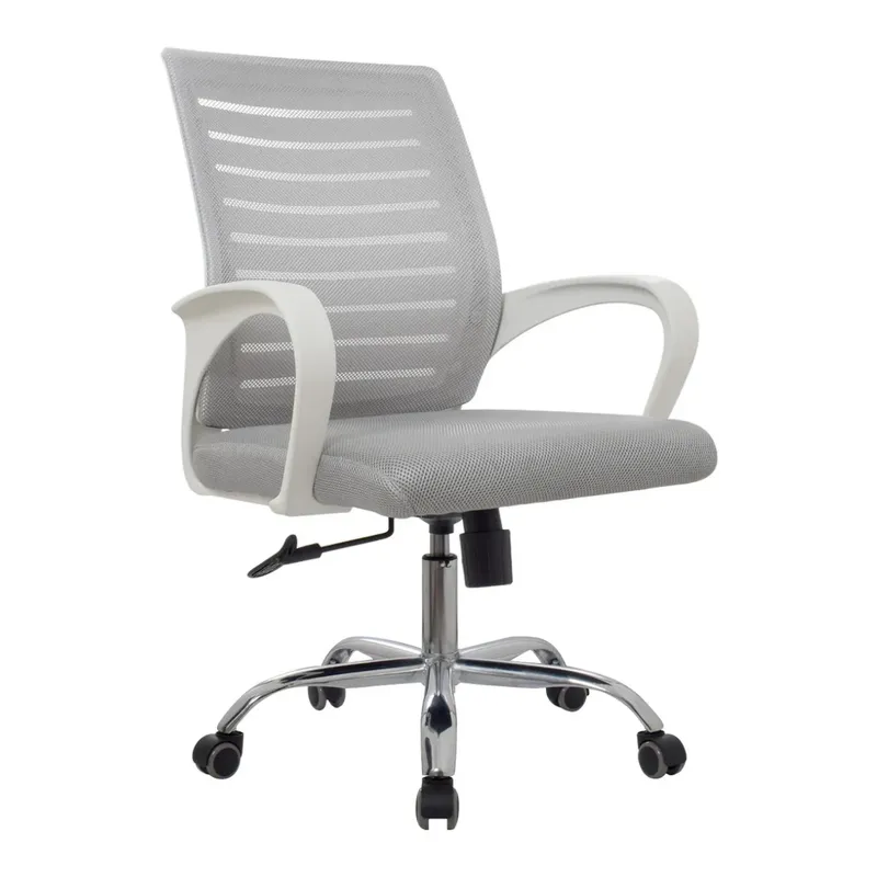 BONNO - Silla De Escritorio Dex Pequeña B Bonno Moderna Cómoda Color Gris