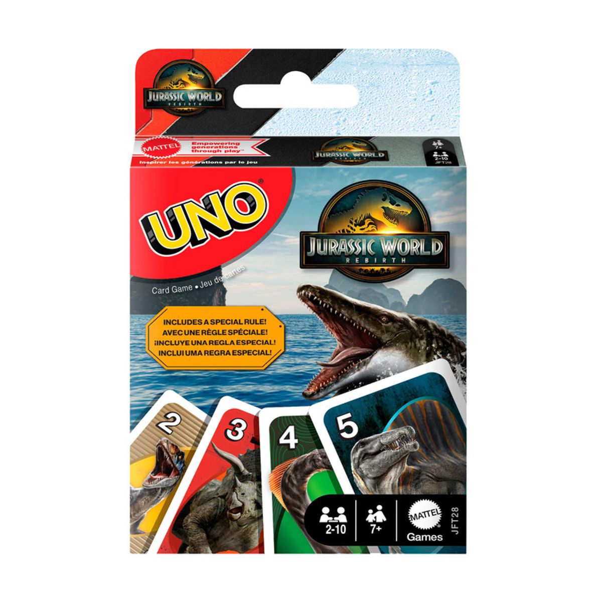 UNO - Juego De Cartas Uno Jurassic World