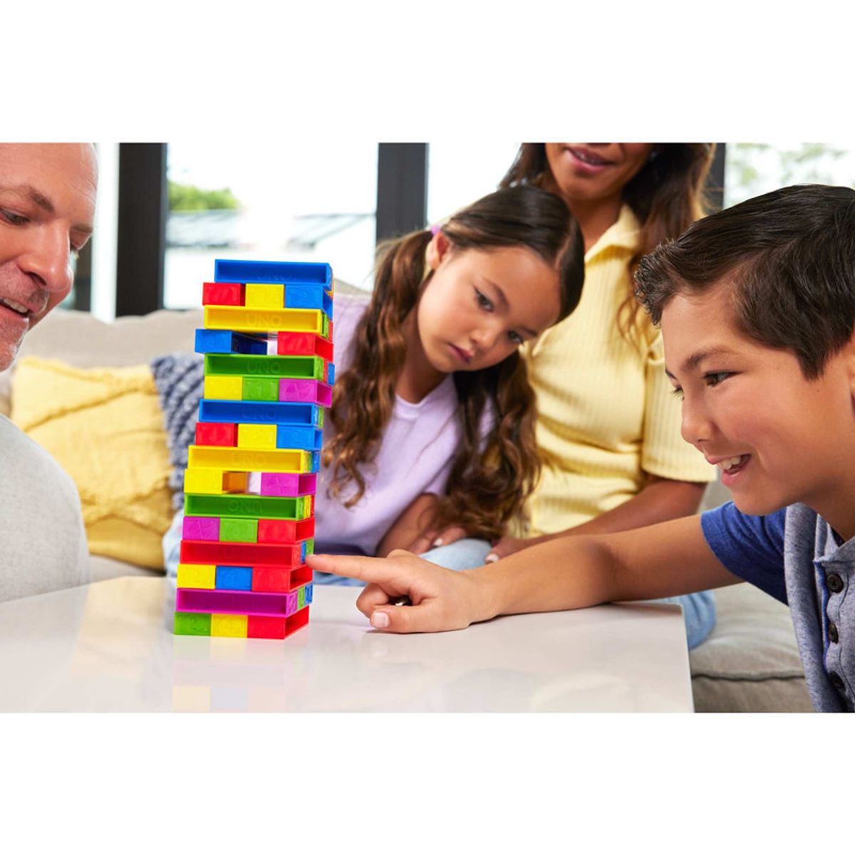 UNO - Juego De Mesa Uno Stacko Segunda Versión