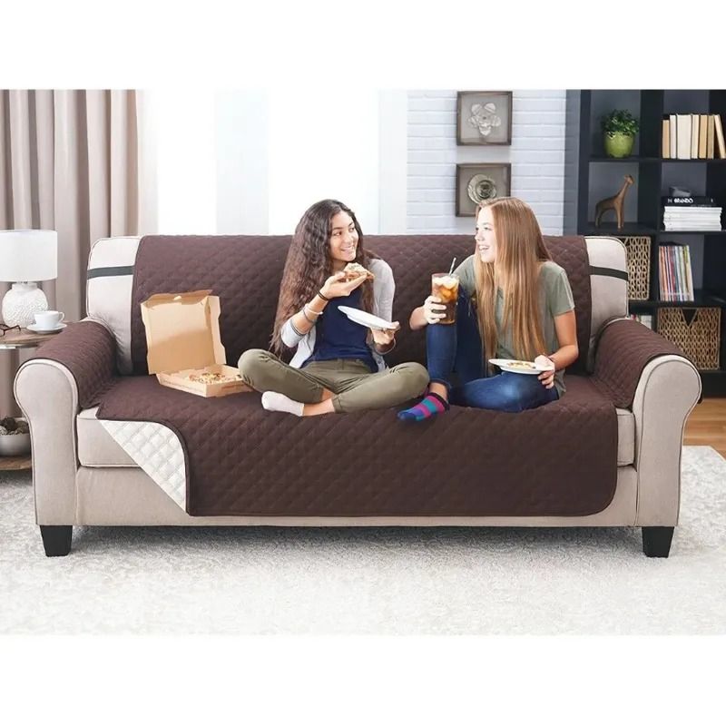 GENERICO - Protector De Sofa Doble Faz Cubre Sofá 3 Puestos