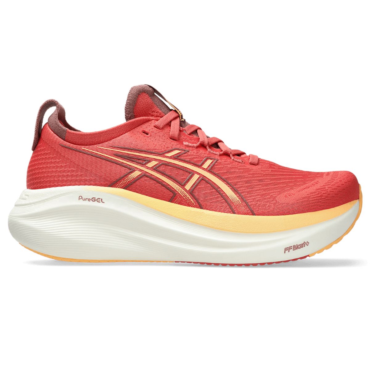 ASICS - Asics Gel-Nimbus 27 Tenis naranja de mujer para correr
