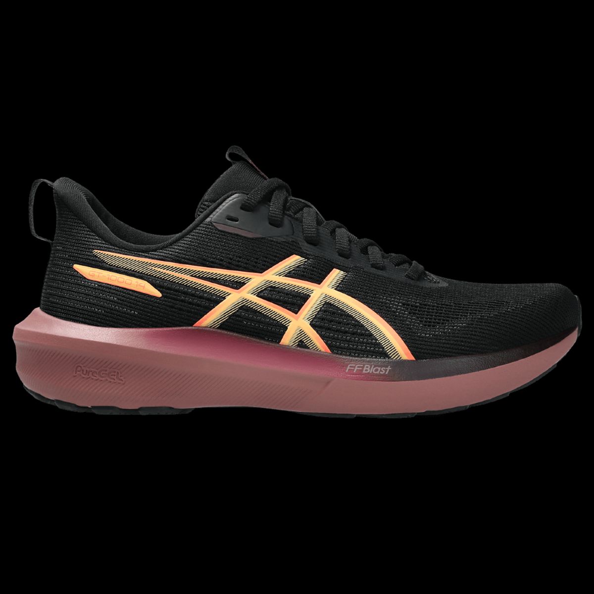 ASICS - Asics Gt-1000 14 Tenis negro de mujer para correr