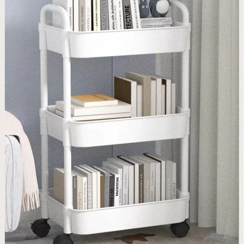 GENERICO - Carrito Estante Organizador Multiusos 3 Niveles Metálico