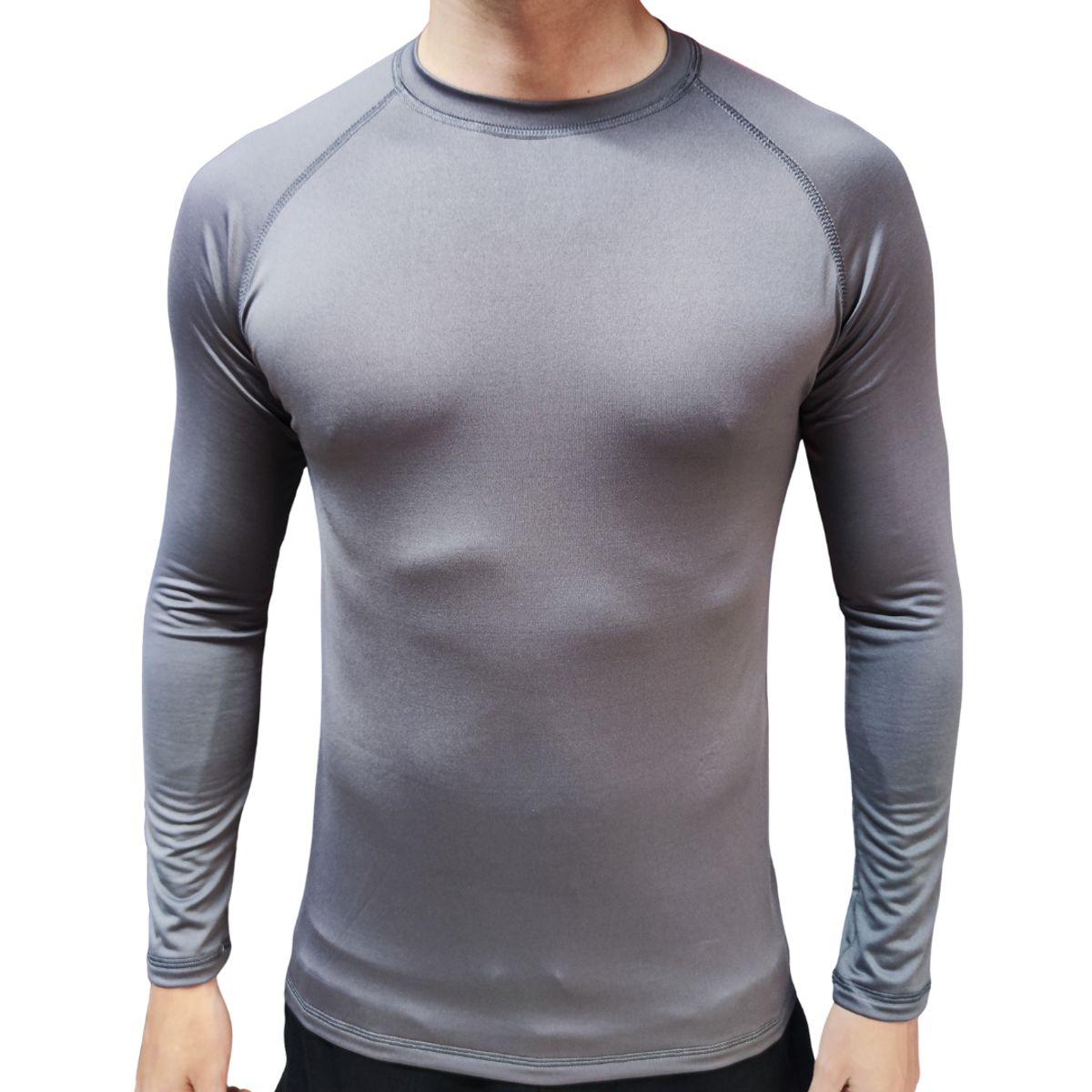 SPORT - Buzo Licra Compresión Deportes Licra Slim Fit Gym Gimnasio