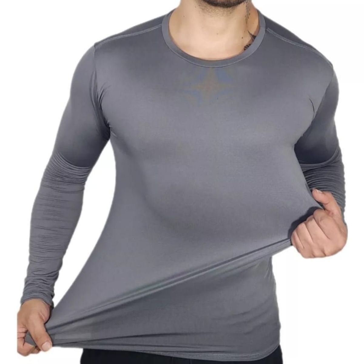 SPORT - Buzo Licra Compresión Deportes Licra Slim Fit Gym Gimnasio