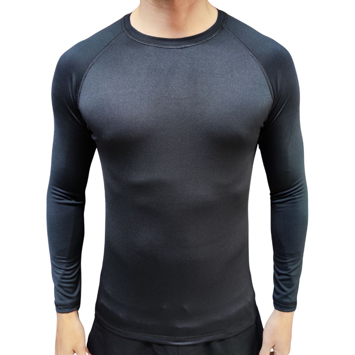 SPORT - Buzo Licra Compresión Deportes Licra Slim Fit Gym Gimnasio