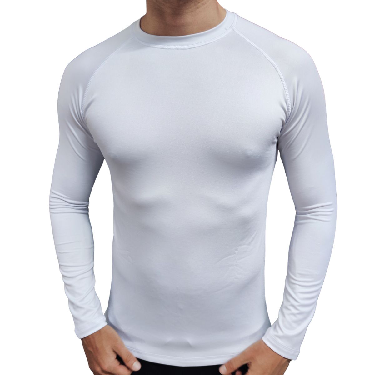 SPORT - Buzo Licra Compresión Deportes Licra Slim Fit Gym Gimnasio