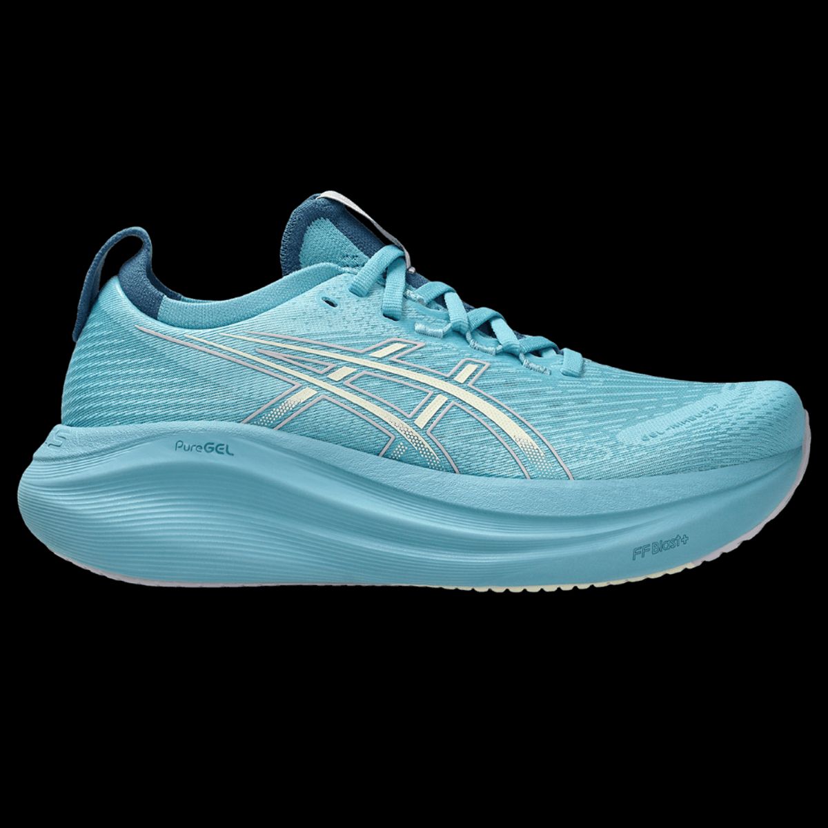 ASICS - Asics Gel-Nimbus 27 Tenis azul de mujer para correr