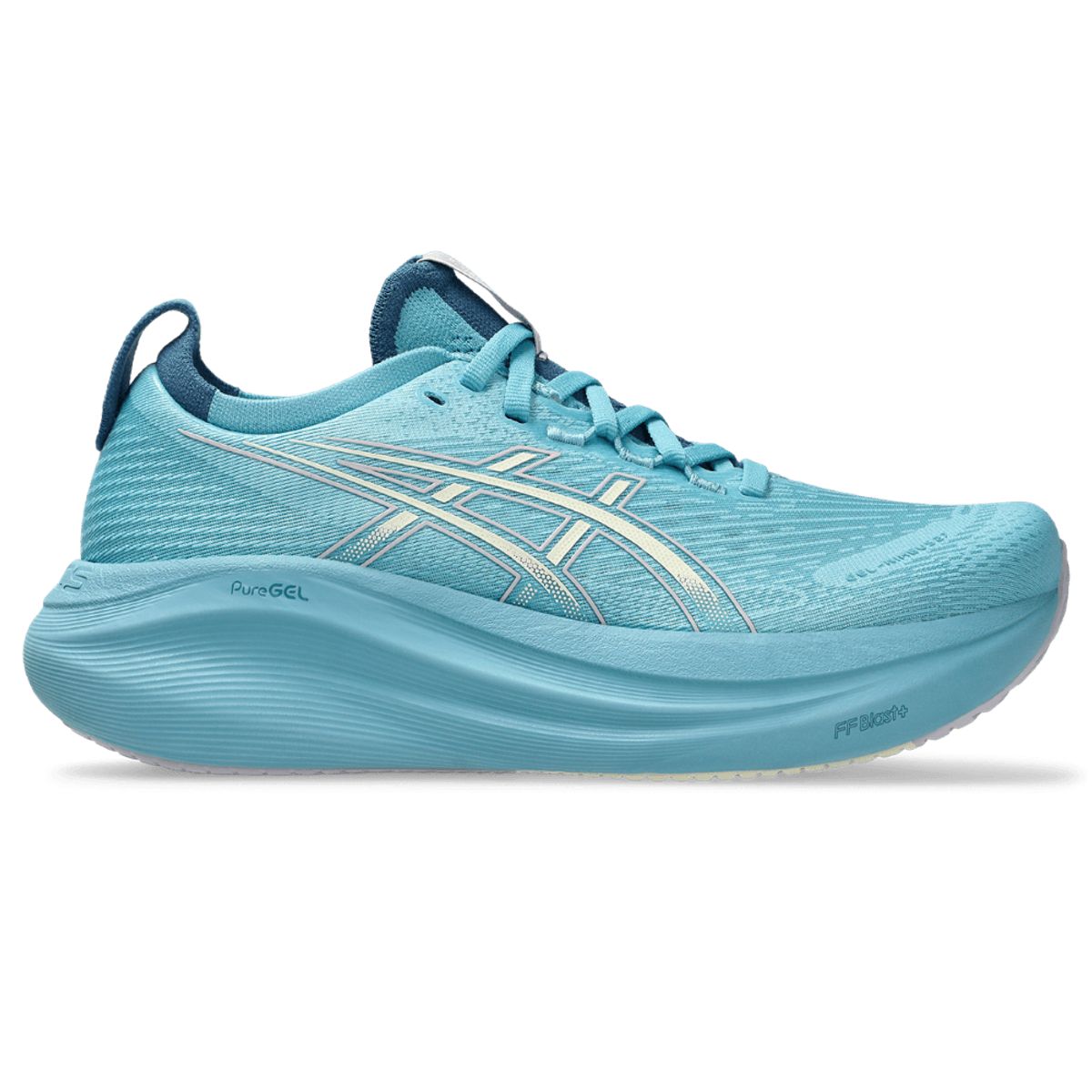 ASICS - Asics Gel-Nimbus 27 Tenis azul de mujer para correr