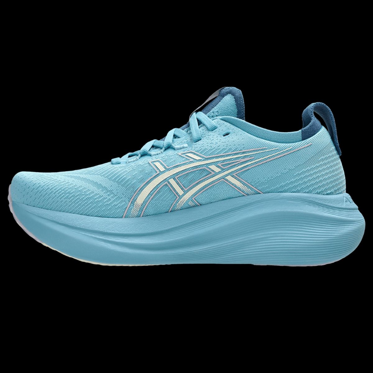 ASICS - Asics Gel-Nimbus 27 Tenis azul de mujer para correr