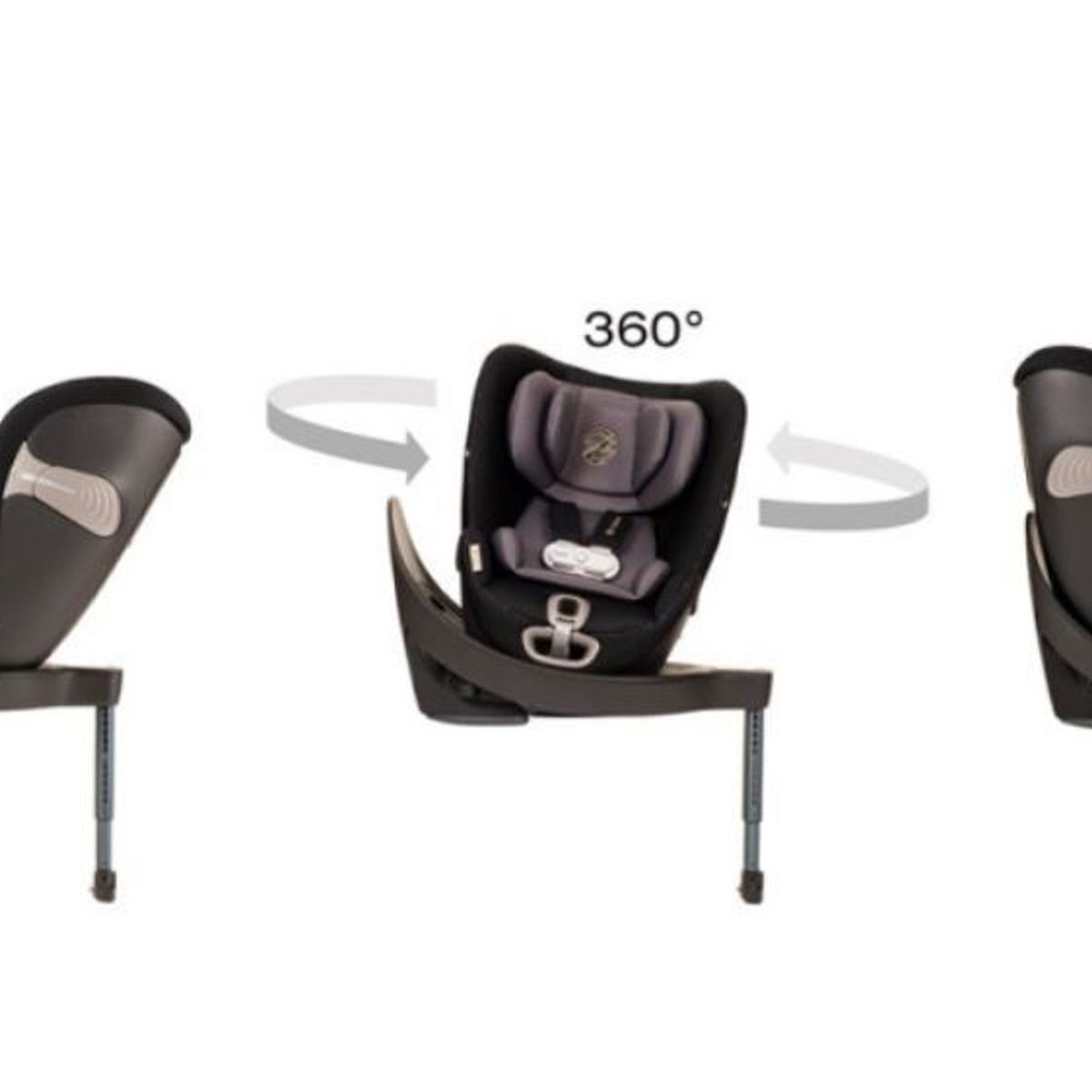CYBEX - Silla de auto Cybex Sirona S 360 negro con gris