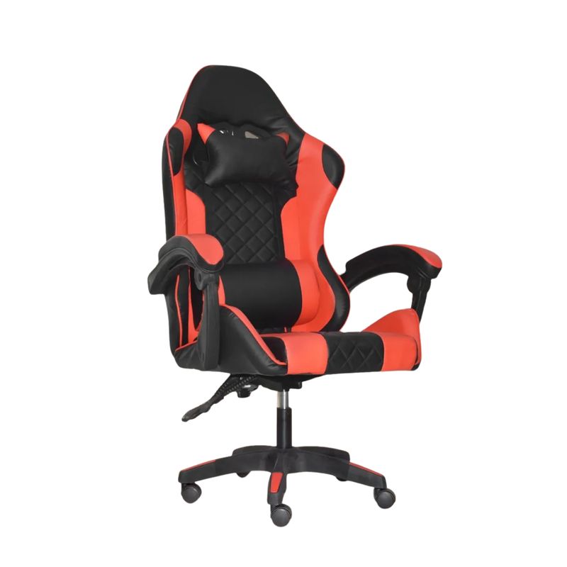 BONNO - Silla Gamer Byd Para Oficina Cómoda Moderna Color Negro -rojo
