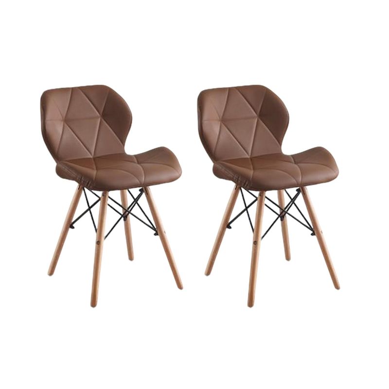 DISTRIONLINE - 2 unidades de Silla Mariposa color marron