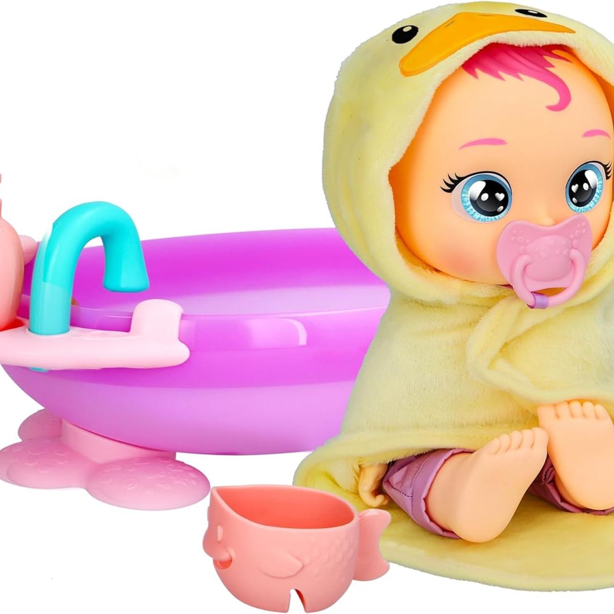 CRY BABIES - Cry Babies Newborn Mi Primer Baño Bebe Interactiva Zoe