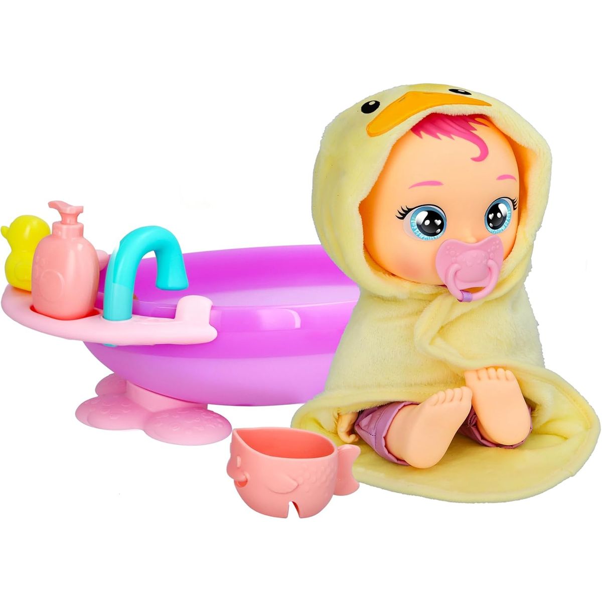 CRY BABIES - Cry Babies Newborn Mi Primer Baño Bebe Interactiva Zoe