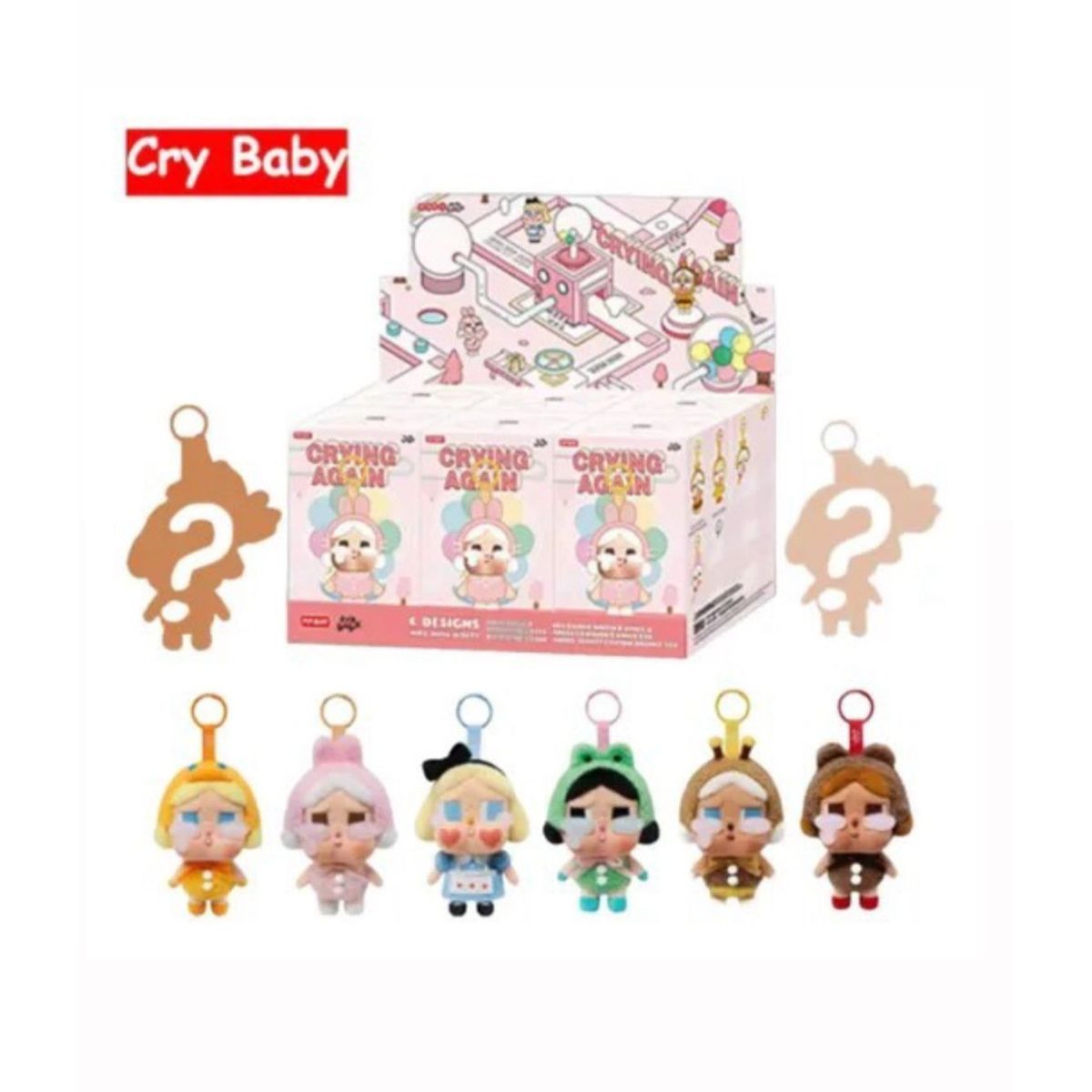 GENERICO - Llavero Peluche Muñeca Crybaby Crying Again Sorpresa