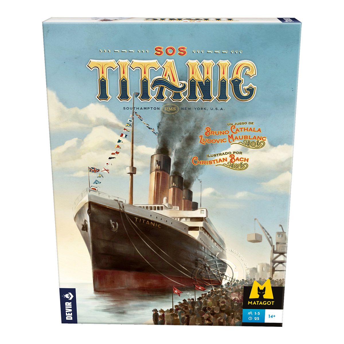 DEVIR - Juego De Mesa Cooperativo Sos Titanic Para Adultos