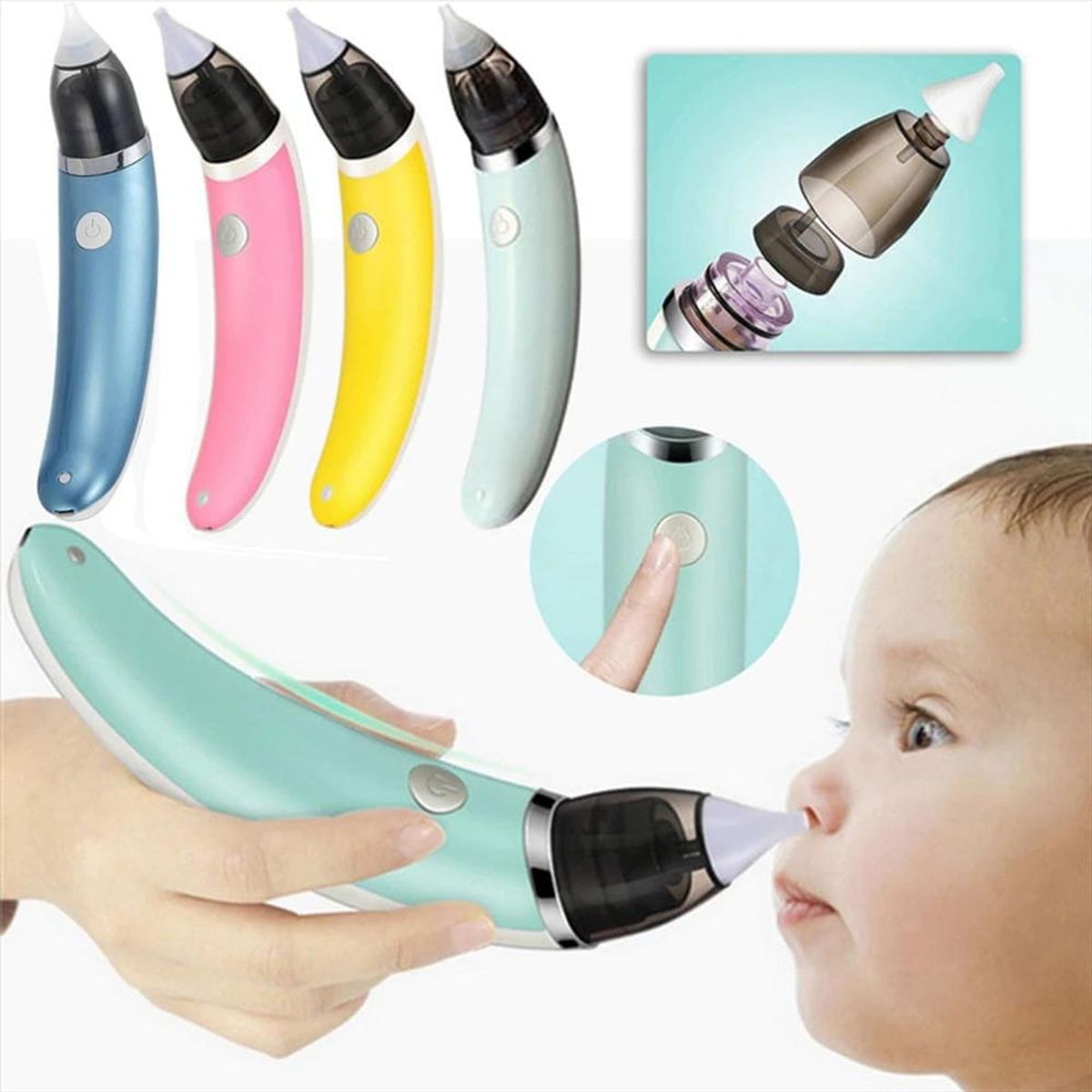 CLEAR - Aspirador Nasal Eléctrico Niños No Generico