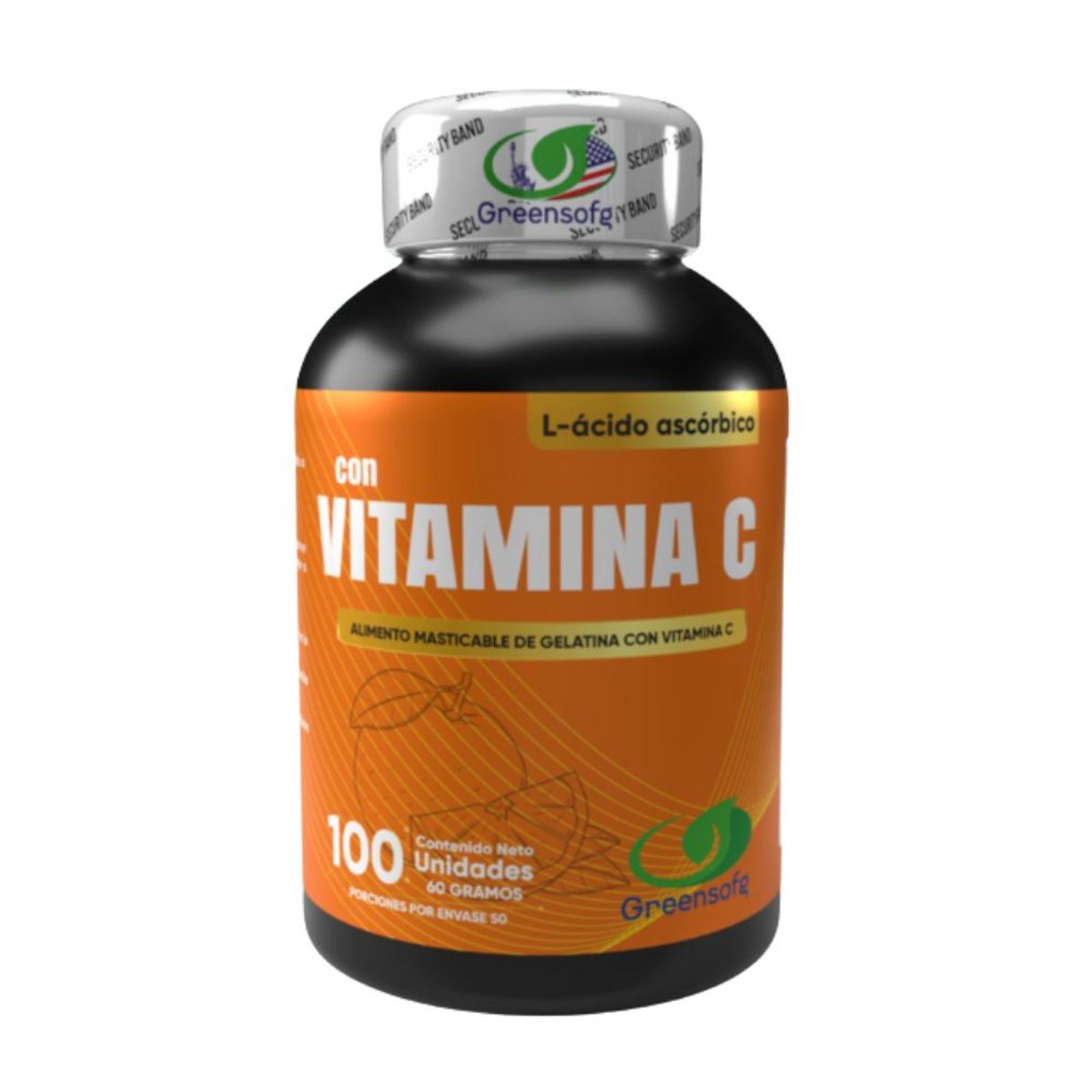 NATURAL ENERGY PRODUCTS - Vitamina C Americana Pura en Capsulas x100