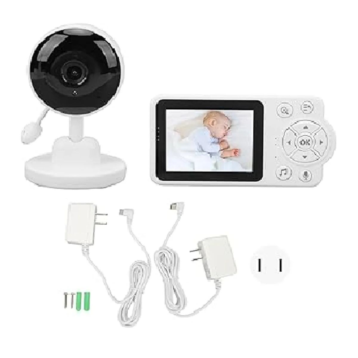 AMERICAN GENERICS - Monitor de Bebé C3  Seguridad y Comodidad en Todo Momento