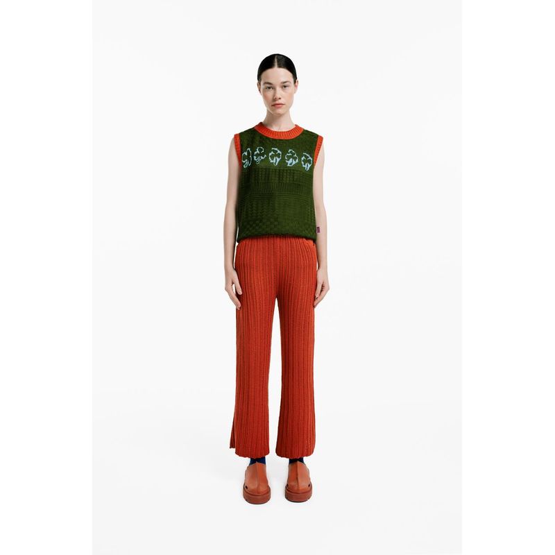 MAGLIONE - Chaleco Trebol Cuello redondo con sisa