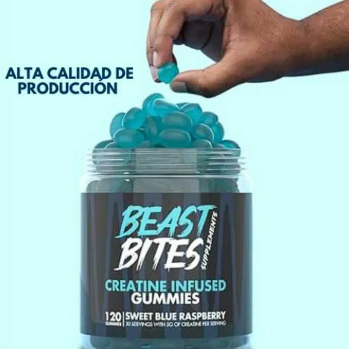 NATURAL ENERGY PRODUCTS - Gomas de Creatina Americana x120