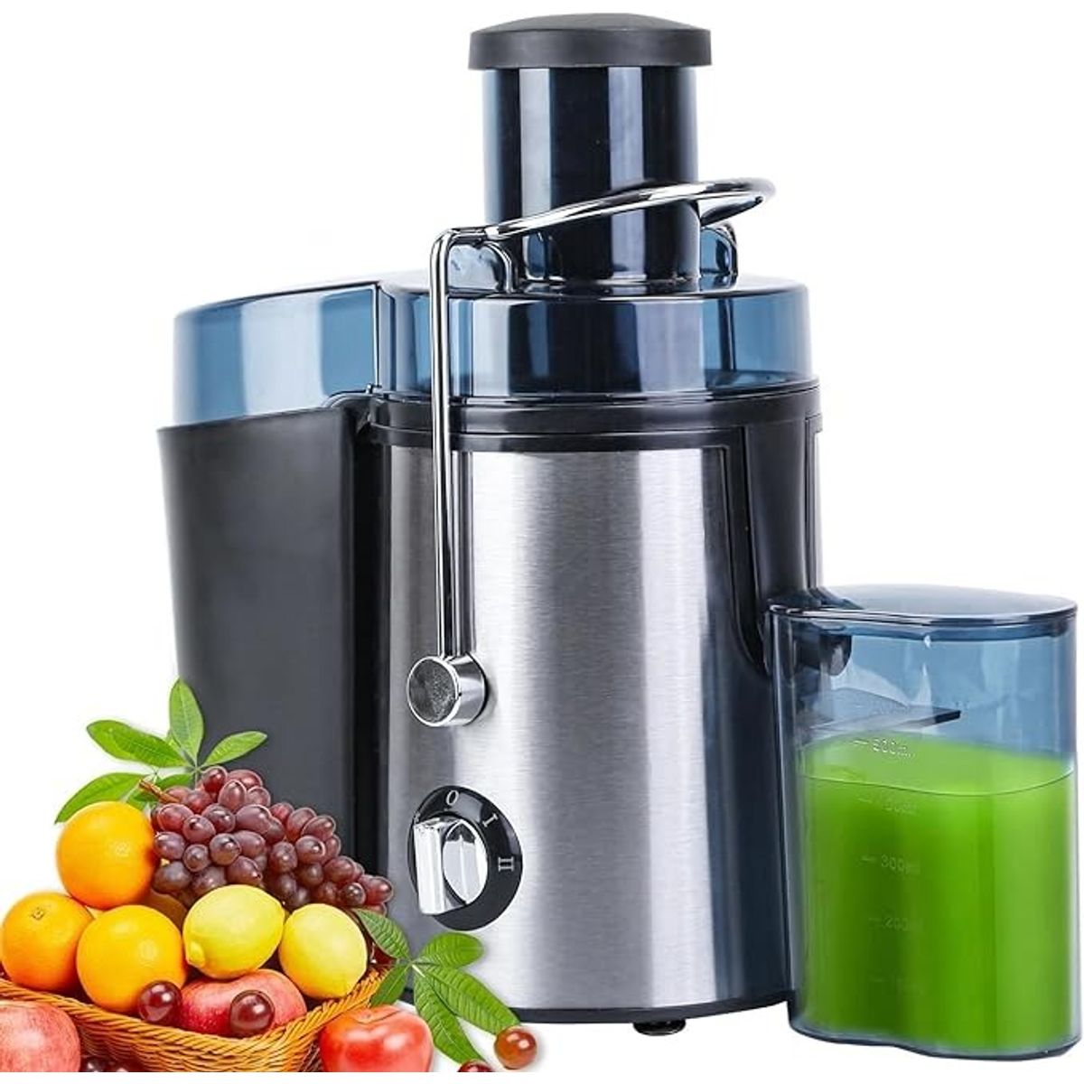 GENERICO - Extractor Jugos Fruta 17 Onzas Con Jarra 1000w