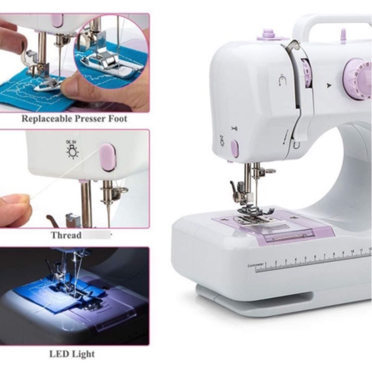 GENERICO - Maquina Portatil De Coser 505a Multifuncional Con Mesa
