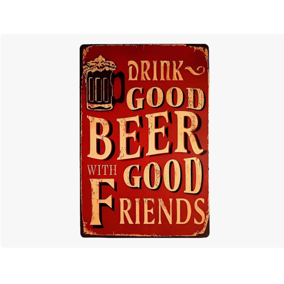 AMERICAN GENERICS - Cuadro De Decoracion Metalico Asados Exteriores E Interiores