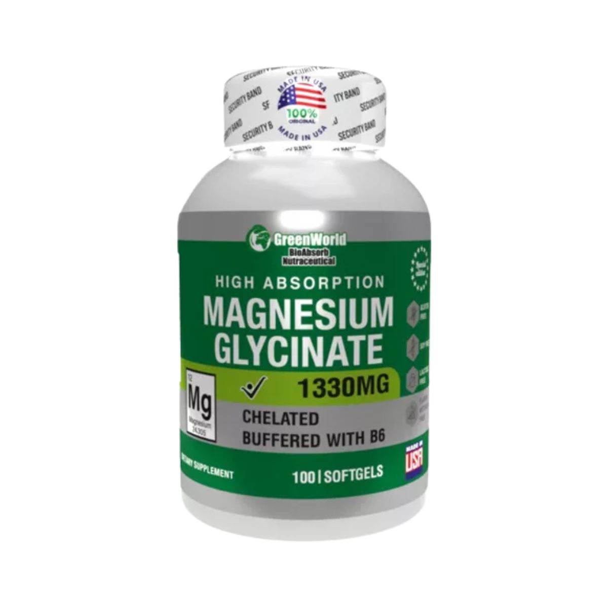 NATURAL ENERGY PRODUCTS - Glicinato de Magnesio Americano Puro