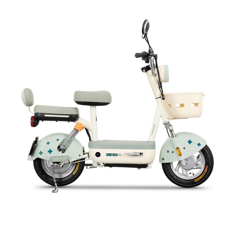 GENERICO - Bicicleta Eléctrica Recargable Silver Verde