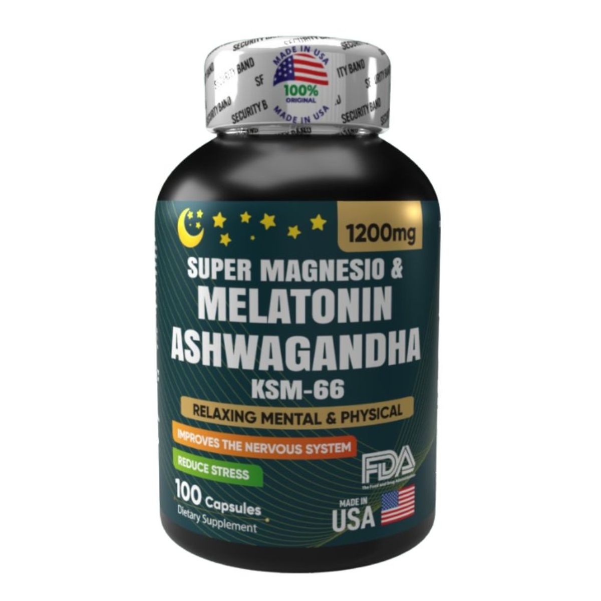 NATURAL ENERGY PRODUCTS - Super Magnesio + Ashwagandha + Melatonina