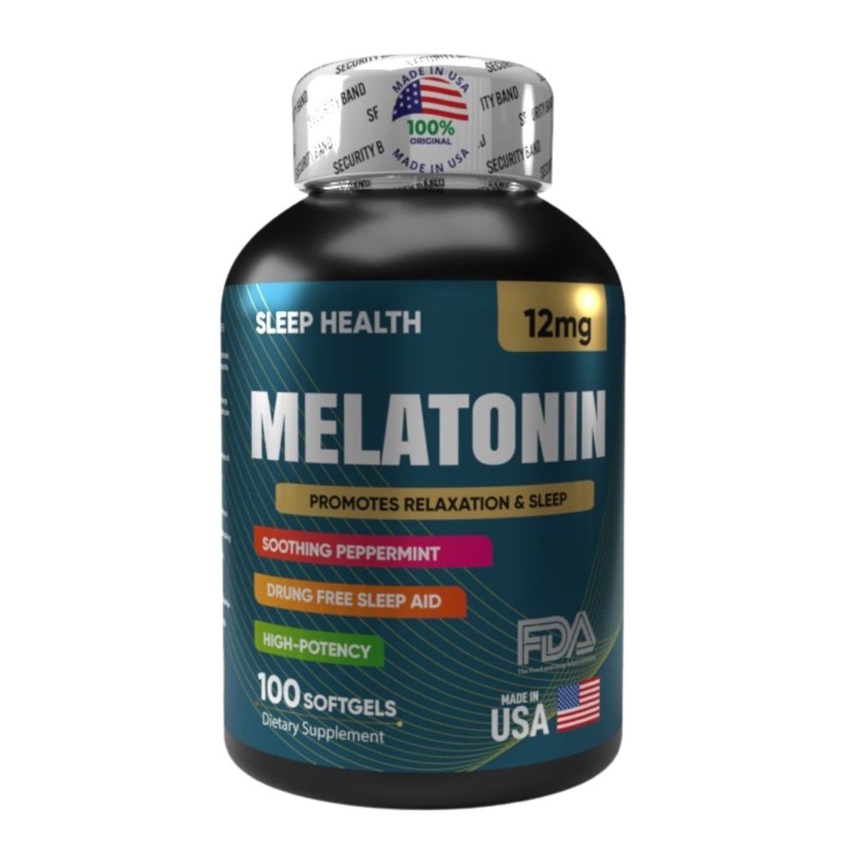 NATURAL ENERGY PRODUCTS - Melatonina Americana Pura x 100 unidades