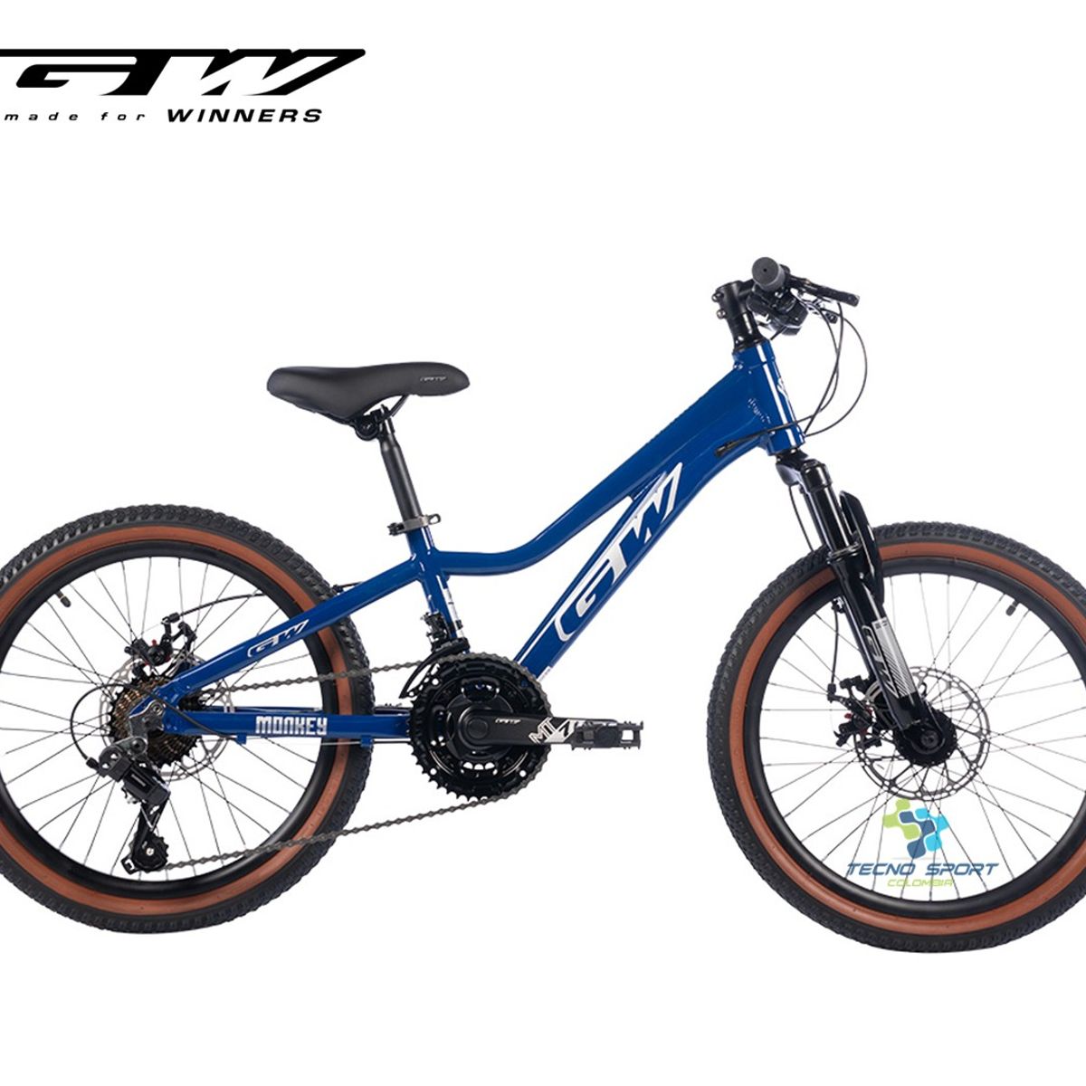 GW - Bicicleta Niño Niña Gw Rin 20 Mtb Con Accesorios