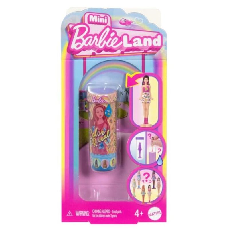 MATTEL - Barbie mini Barbieland Muñeca Color Reveal Sorpresa
