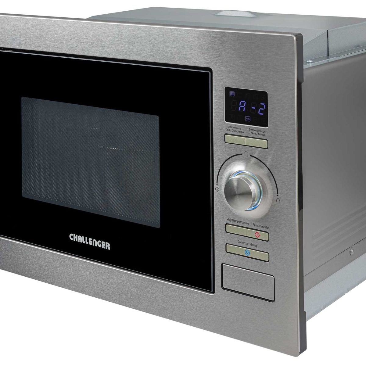 CHALLENGER - Horno microondas de empotrar Challenger en acero inoxidable 25 Lts - HM 8023
