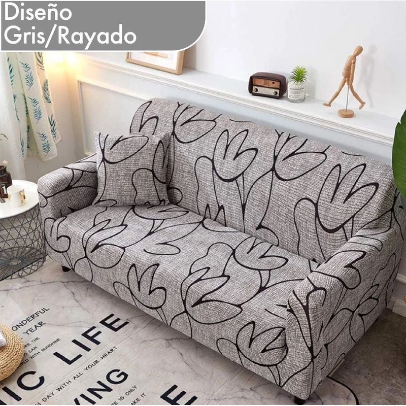 GENERICO - Funda de sofa mueble 2 puestos ¡Tu sofa siempre impecable!