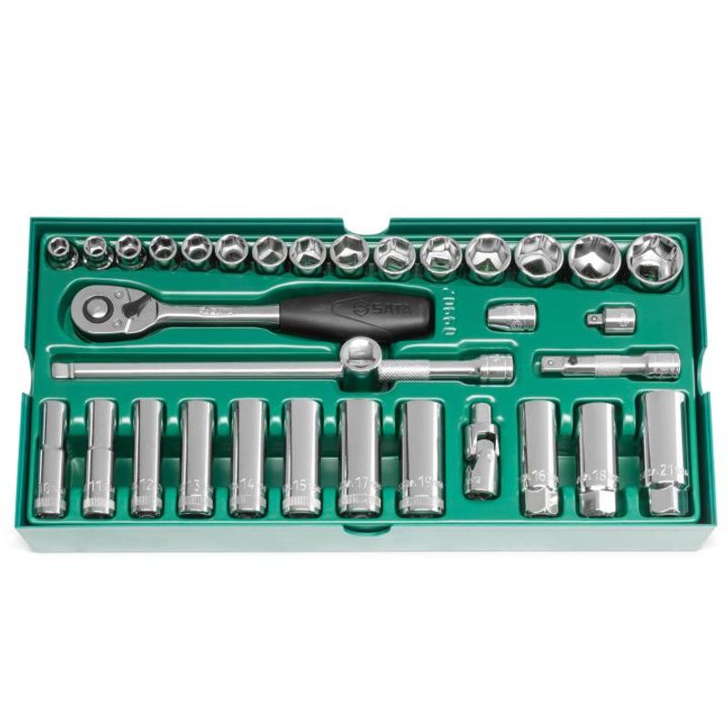 SATA - JGO COPAS SATA CUAD 38 6PTS X 33PZS MM ST09902SJ