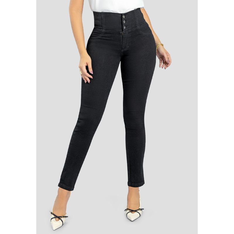 MARKETING PERSONAL - Jean Mujer Negro Mp 111055